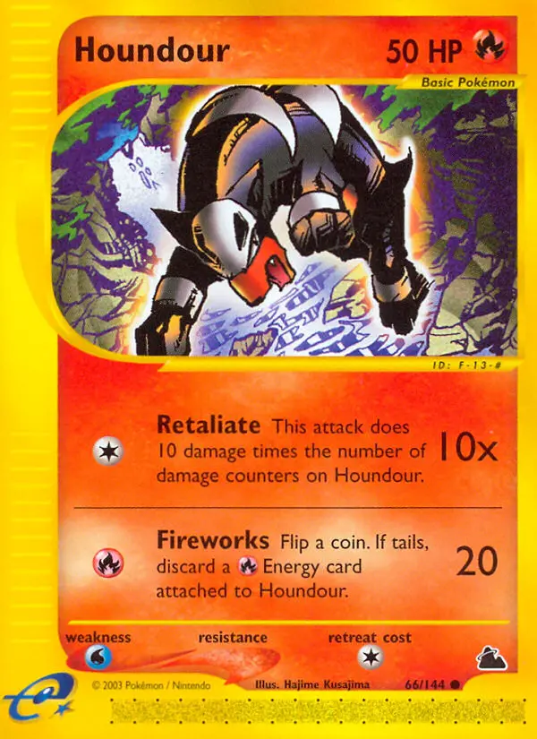 Houndour, Pokémon card