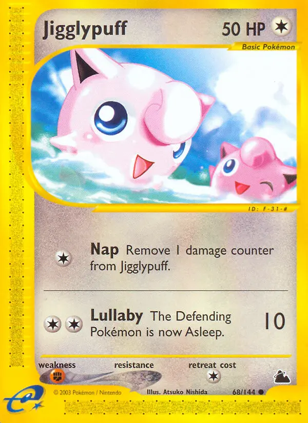 Jigglypuff, Pokémon card