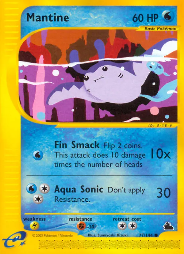 Mantine, Pokémon card