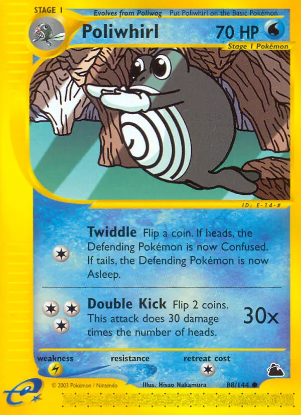 Poliwhirl, Pokémon card