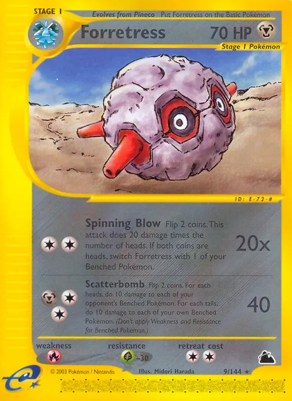 Forretress, Pokémon card