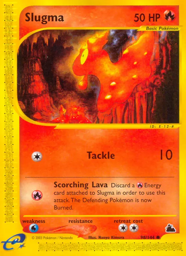 Slugma, Pokémon card