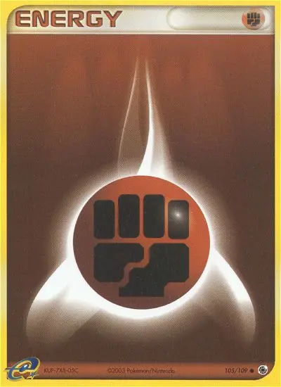 Fighting Energy, Pokémon card