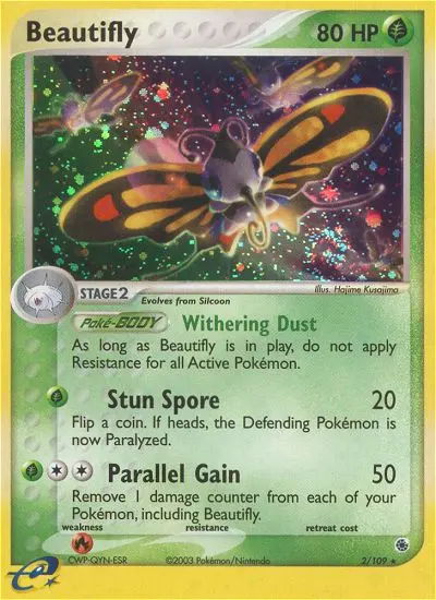 Beautifly, Pokémon card
