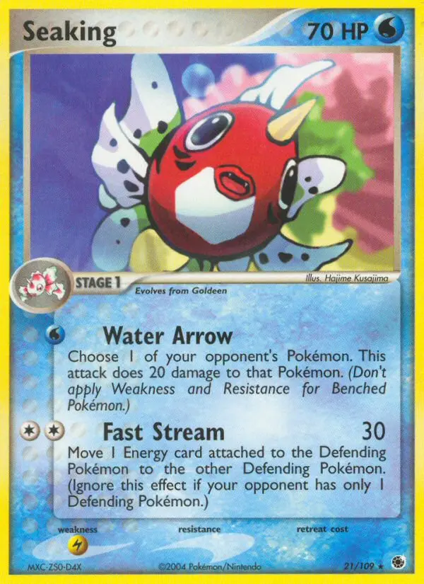 Seaking, Pokémon card