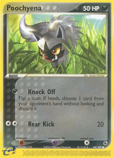Poochyena, Pokémon card