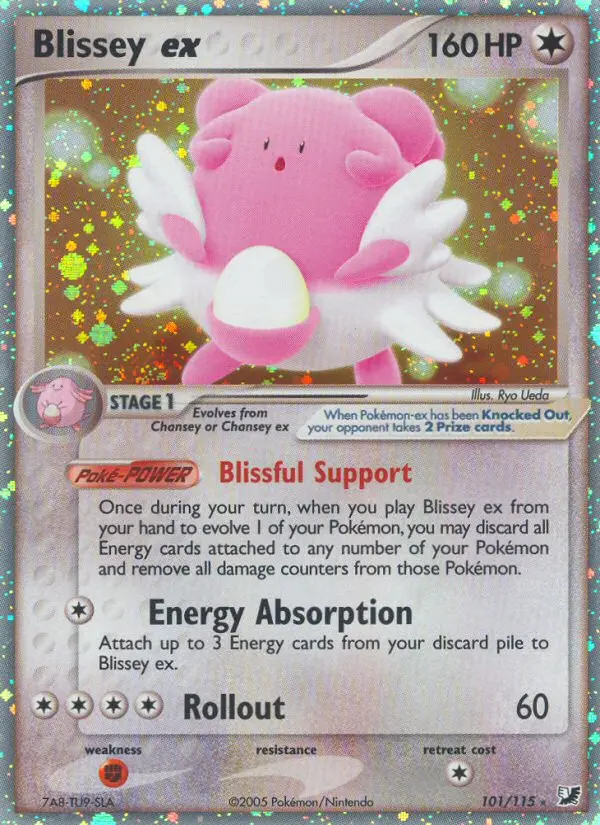 Blissey ex, Pokémon card