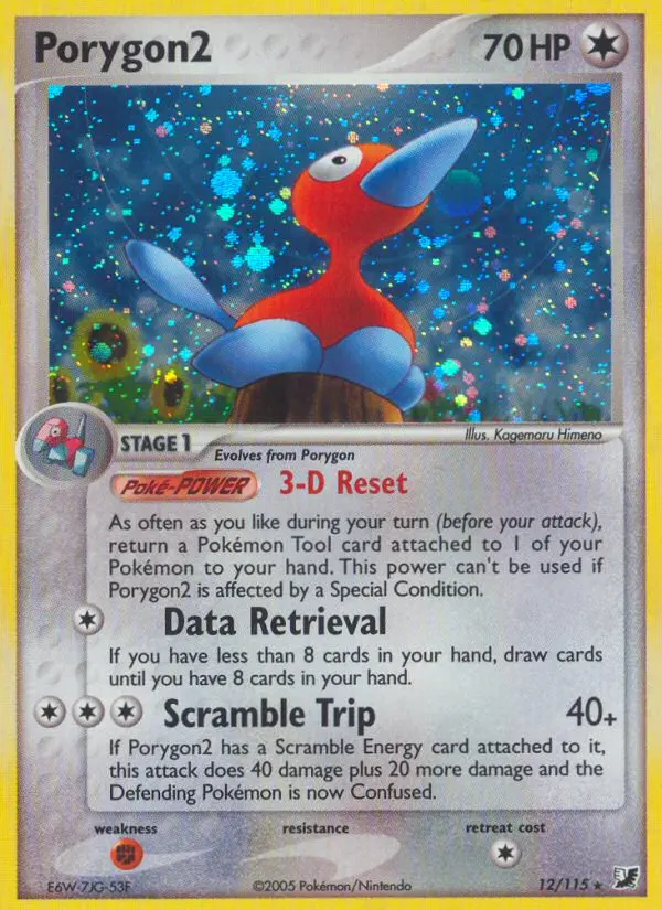 Porygon2, Pokémon card