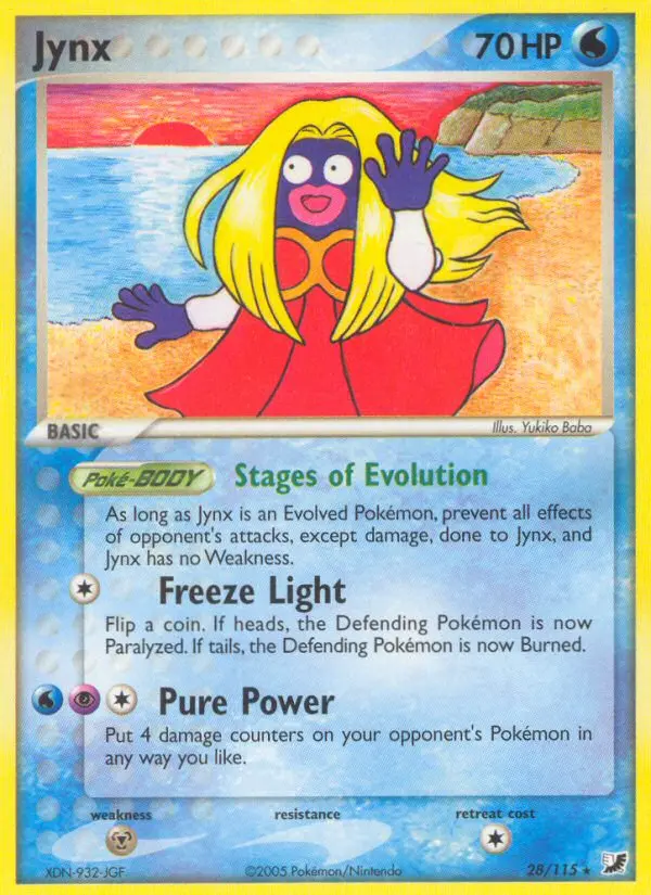 Jynx, Pokémon card
