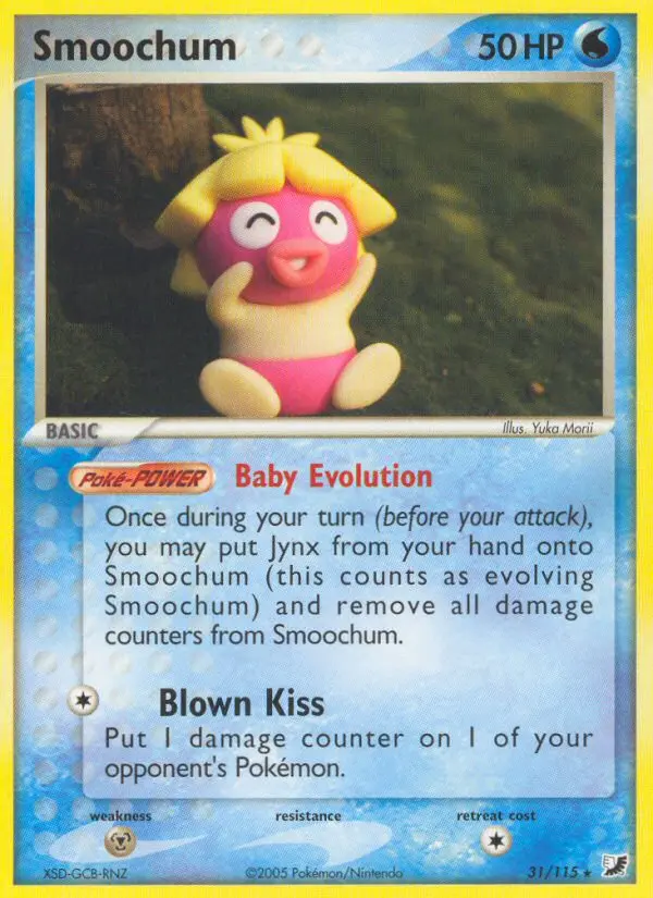 Smoochum, Pokémon card