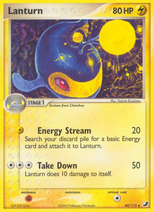 Lanturn, Pokémon card