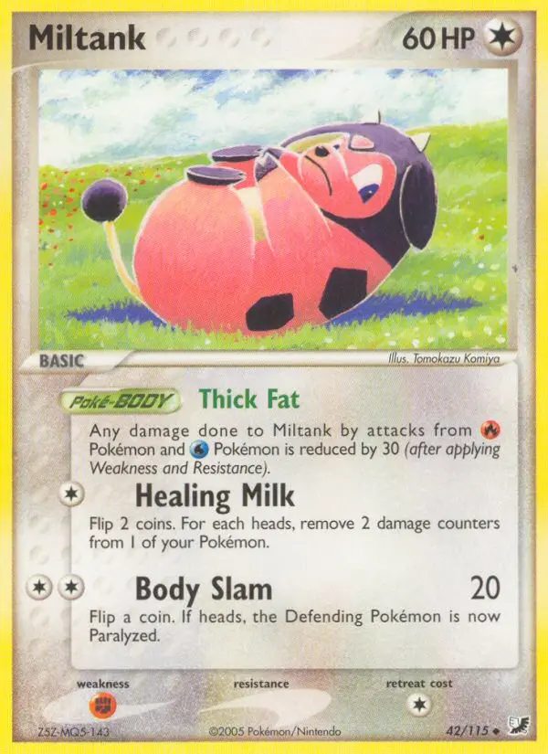 Miltank, Pokémon card