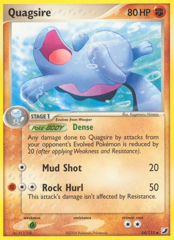 Quagsire, Pokémon card