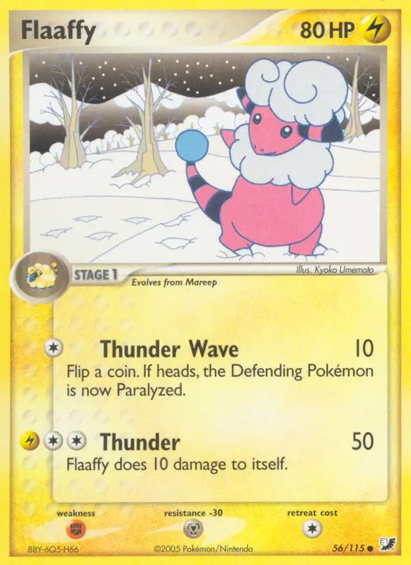 Flaaffy, Pokémon card