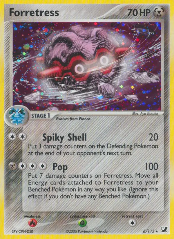 Forretress, Pokémon card