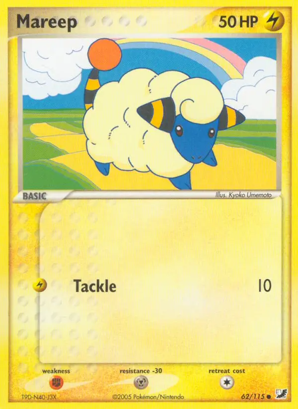 Mareep, Pokémon card