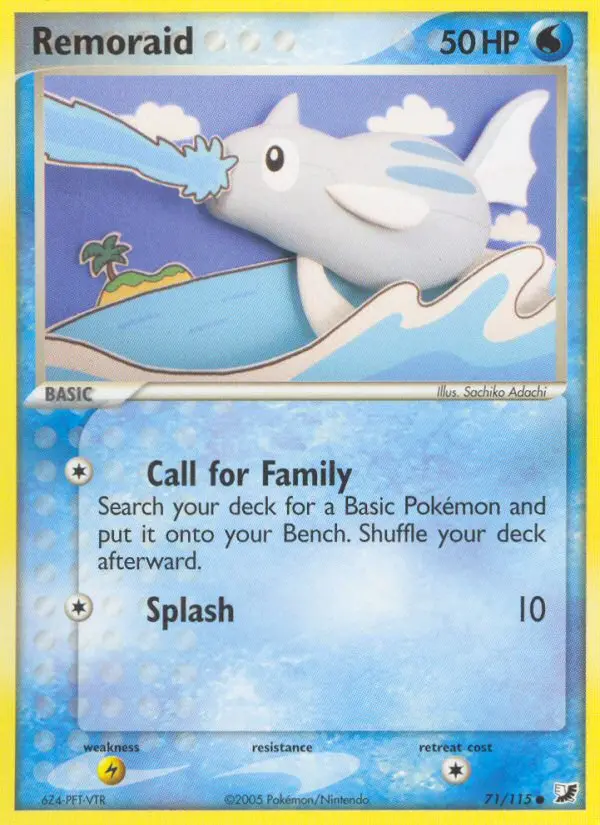 Remoraid, Pokémon card