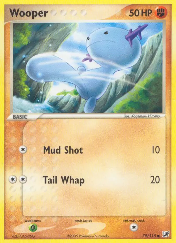 Wooper, Pokémon card