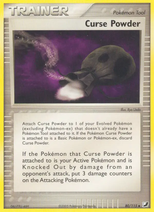 Curse Powder, Pokémon card
