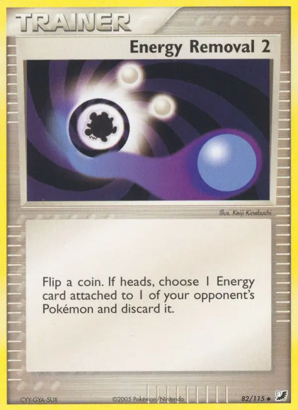 Energy Removal 2, Pokémon card