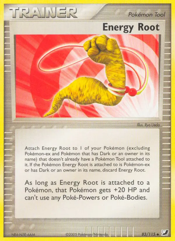 Energy Root, Pokémon card