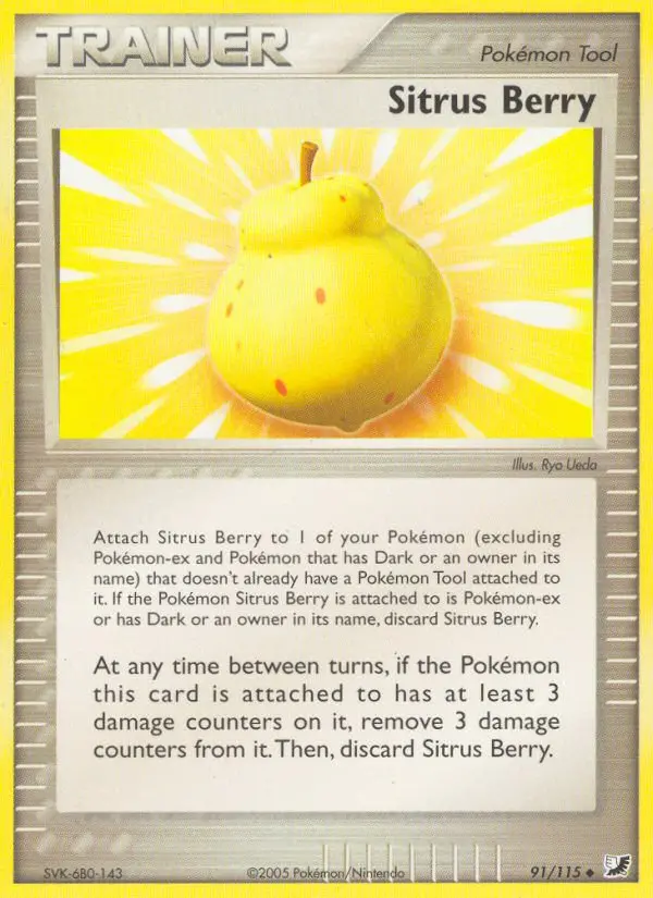 Sitrus Berry, Pokémon card