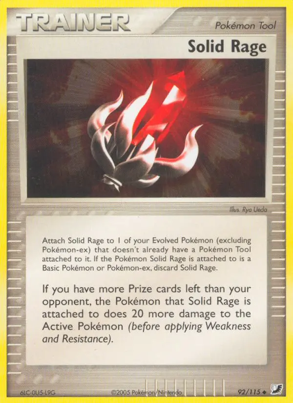 Solid Rage, Pokémon card