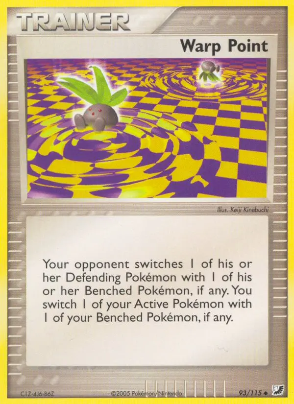 Warp Point, Pokémon card
