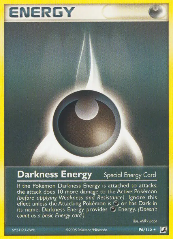 Darkness Energy, Pokémon card