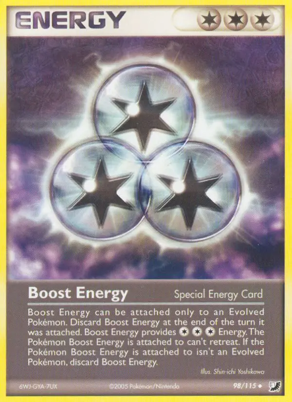 Boost Energy, Pokémon card