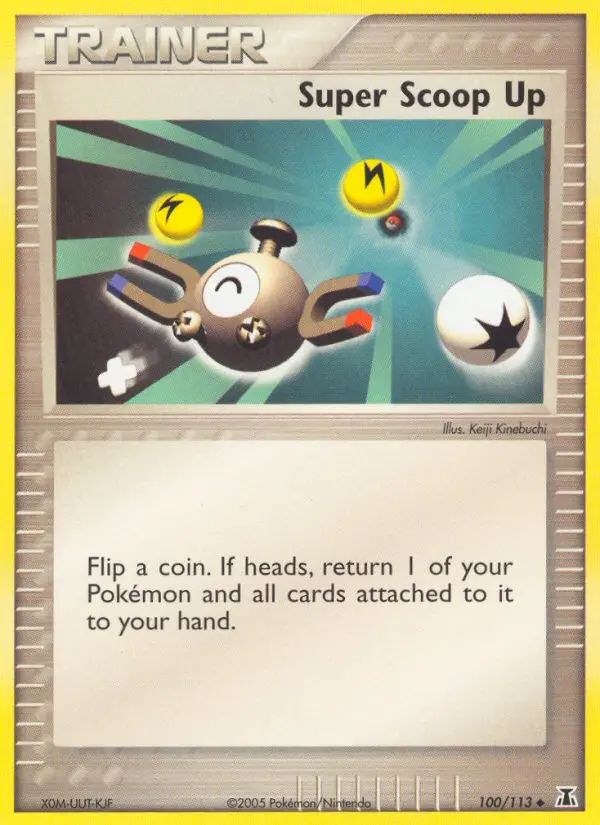 Super Scoop Up, Pokémon card