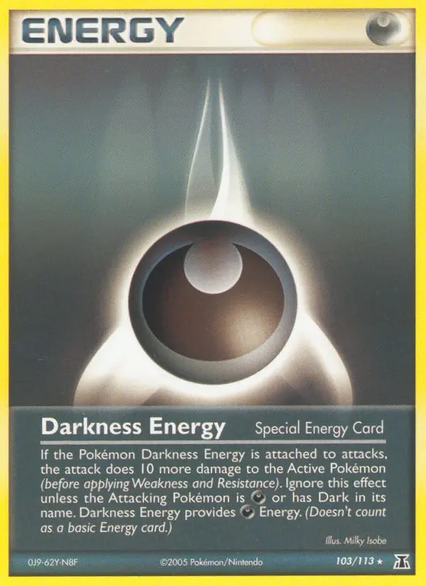 Darkness Energy, Pokémon card