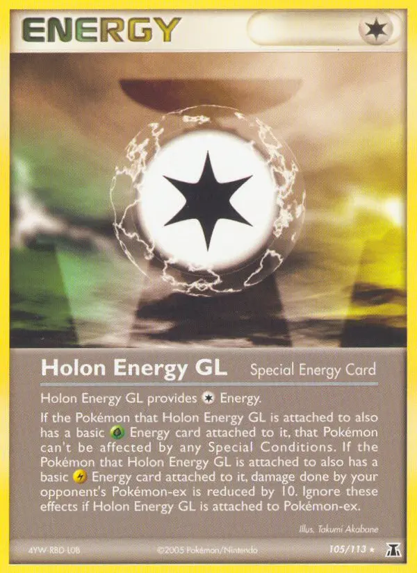 Holon Energy GL, Pokémon card
