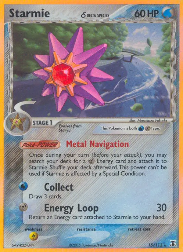 Starmie δ, Pokémon card