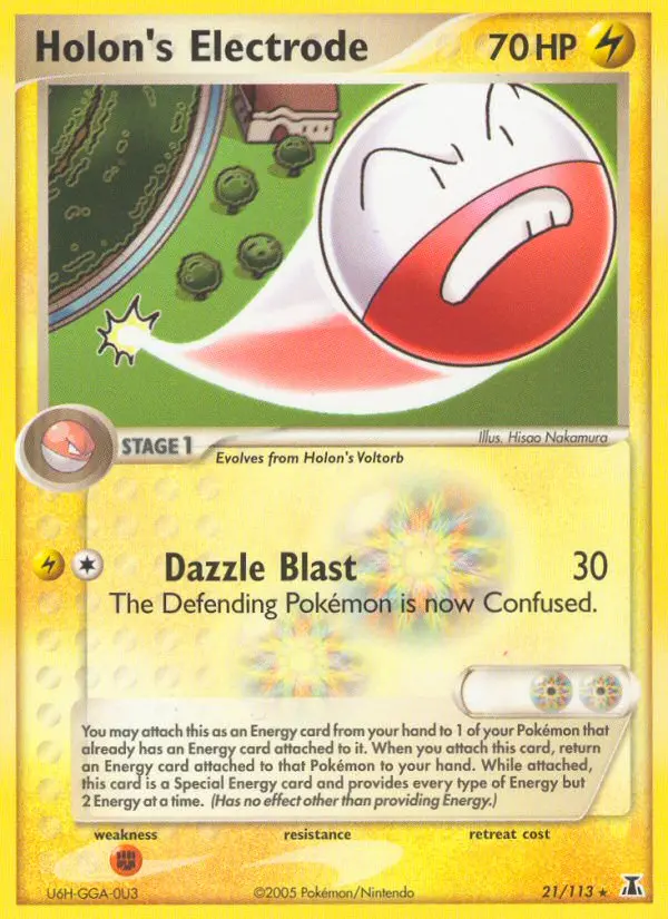 Holon's Electrode, Pokémon card