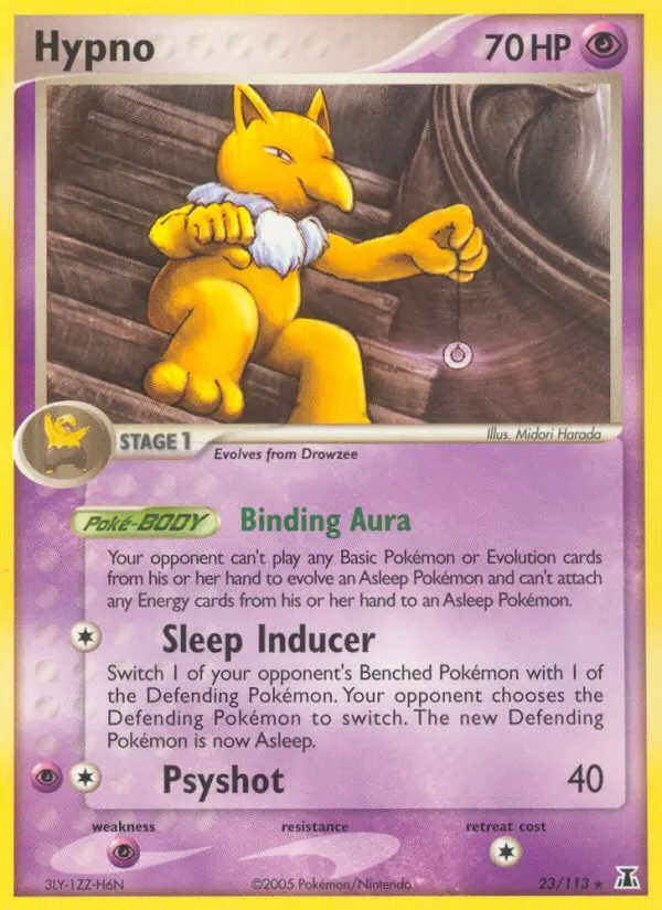 Hypno, Pokémon card