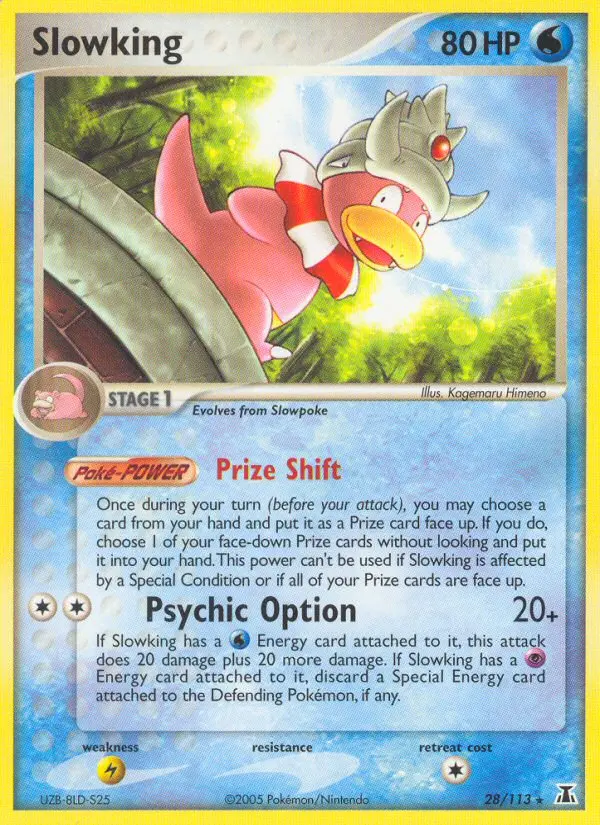 Slowking, Pokémon card