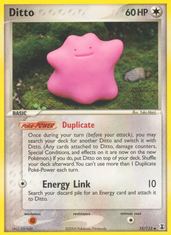Ditto, Pokémon card