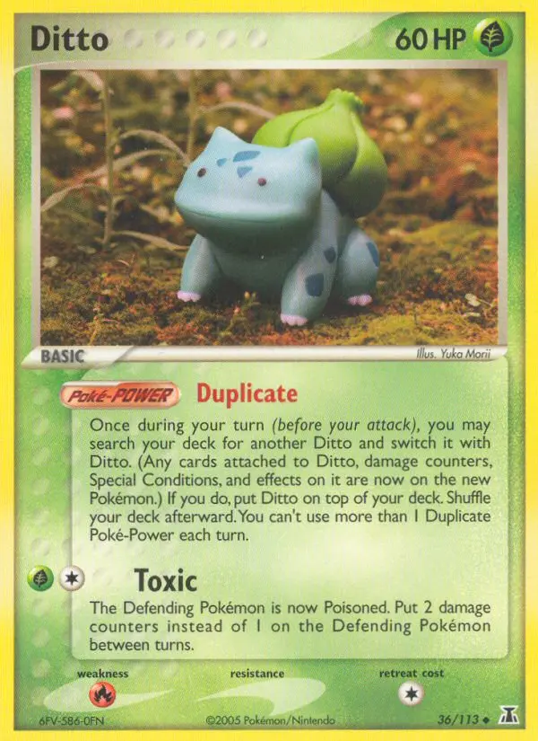 Ditto, Pokémon card