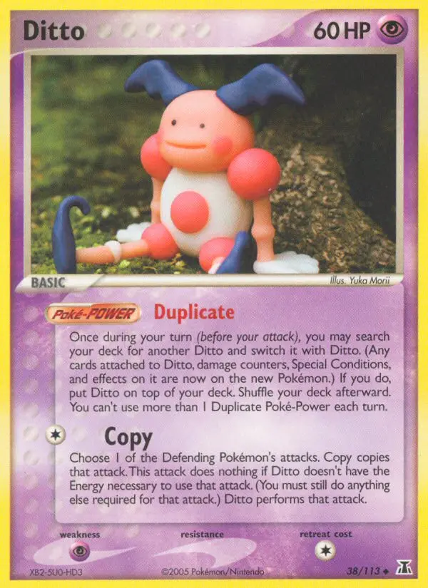 Ditto, Pokémon card