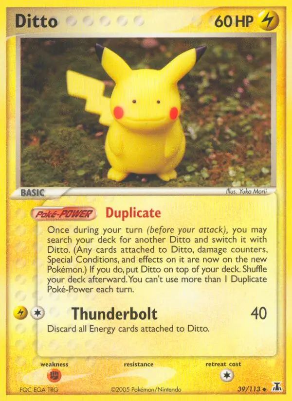 Ditto, Pokémon card