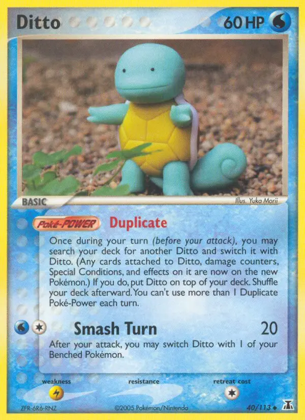 Ditto, Pokémon card