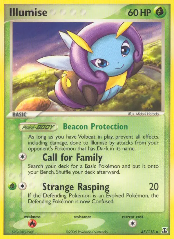 Illumise, Pokémon card
