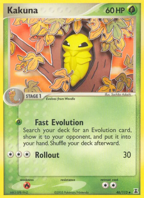Kakuna, Pokémon card