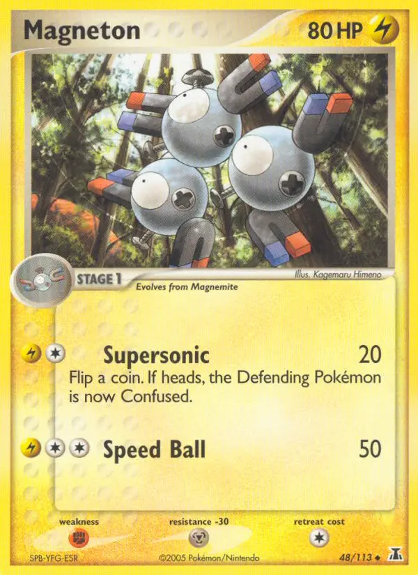 Magneton, Pokémon card