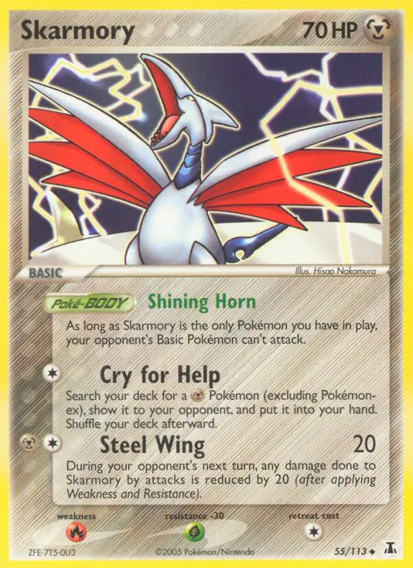 Skarmory, Pokémon card