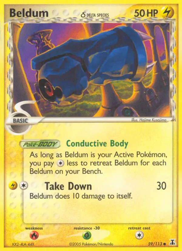 Beldum δ, Pokémon card