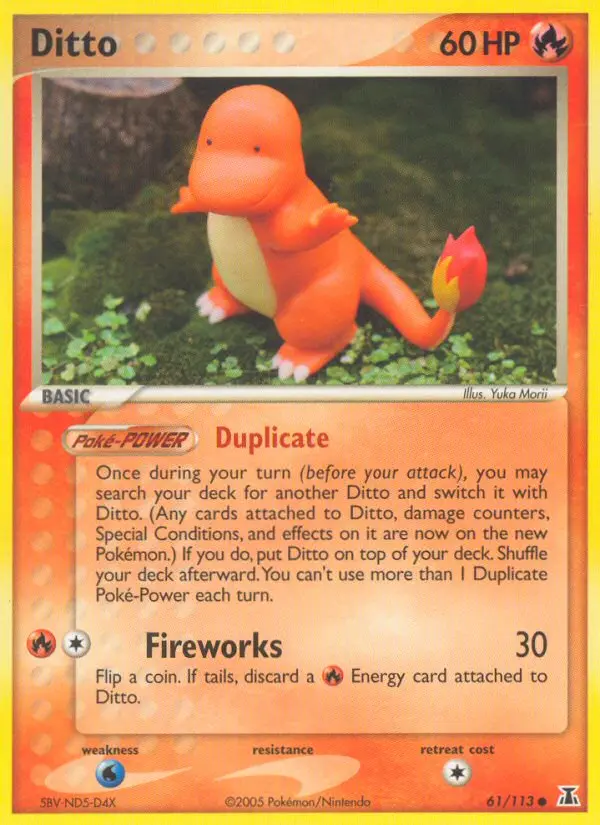 Ditto, Pokémon card