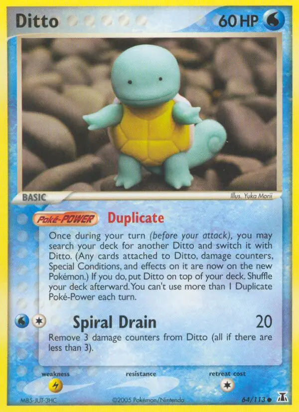 Ditto, Pokémon card