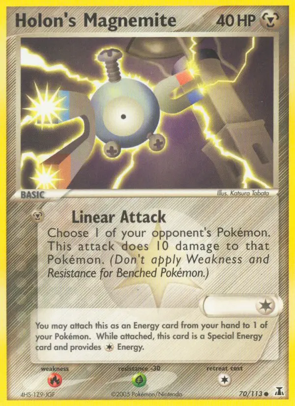 Holon's Magnemite, Pokémon card